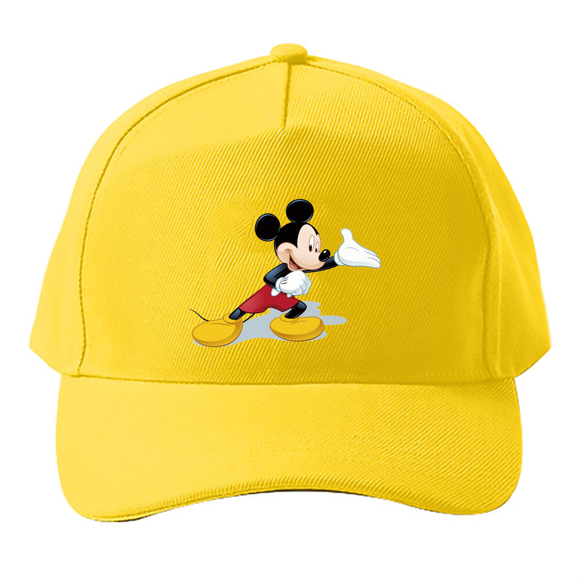 （画像用） ミッキーマウス Mickey Mouse ベースボールキャップ 綿100％ 男女兼用 帽子 スポーツ